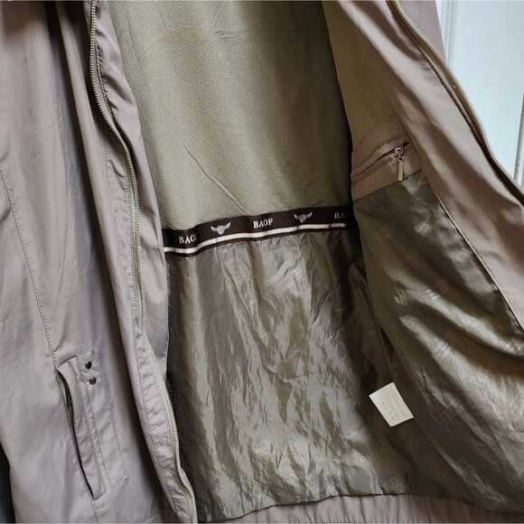 BAOF Jacket Mens Size XL XXL Taupe Brown Full Zip Lined Pockets Classic Outdoors - Picture 9 of 12